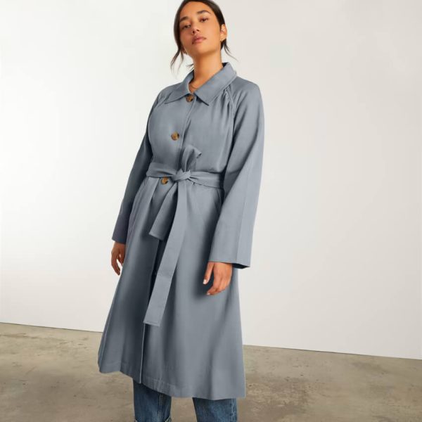 The Gathered Drape Trench