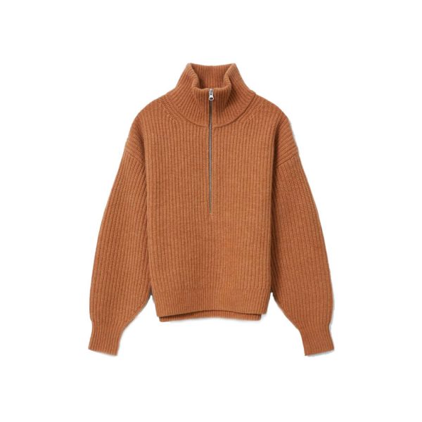 The Felted Merino Half-Zip Sweater